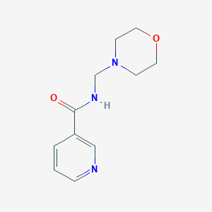 molecular formula C11H15N3O2 B182086 N-(Morpholinomethyl)nicotinamide CAS No. 20973-55-1