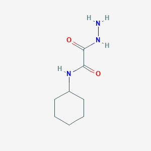 molecular formula C8H15N3O2 B182089 N-cyclohexyl-2-hydrazinyl-2-oxoacetamide CAS No. 133002-35-4