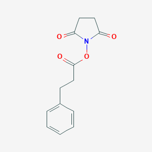 molecular formula C13H13NO4 B018209 Hydrocinnamic Acid N-Hydroxysuccinimide Ester CAS No. 109318-10-7
