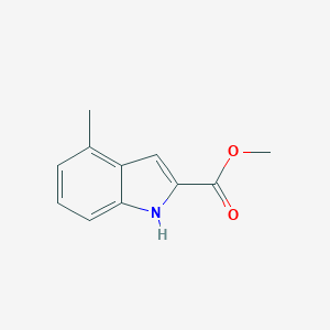 molecular formula C11H11NO2 B182093 methyl 4-methyl-1H-indole-2-carboxylate CAS No. 136831-13-5