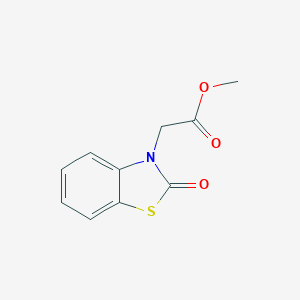 molecular formula C10H9NO3S B182096 (2-Oxo-benzothiazol-3-yl)-acetic acid methyl ester CAS No. 61516-70-9