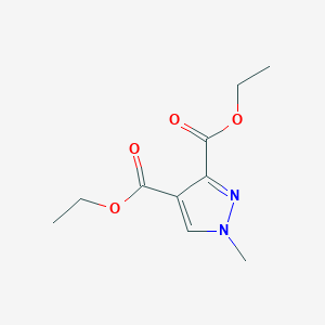 molecular formula C10H14N2O4 B182097 diethyl 1-methyl-1H-pyrazole-3,4-dicarboxylate CAS No. 10514-60-0