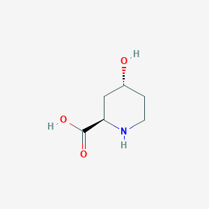 molecular formula C6H11NO3 B182098 (2R,4R)-4-羟基哌啶-2-羧酸 CAS No. 1622-20-4