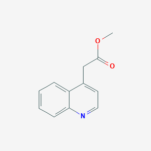 molecular formula C12H11NO2 B182099 Methyl 2-quinolin-4-ylacetate CAS No. 158265-22-6