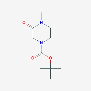 molecular formula C10H18N2O3 B182101 Tert-butyl 4-methyl-3-oxopiperazine-1-carboxylate CAS No. 109384-26-1