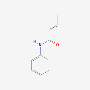 molecular formula C10H11NO B182102 N-phenylbut-2-enamide CAS No. 17645-30-6