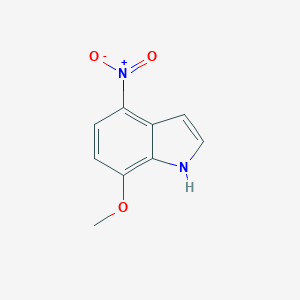 molecular formula C9H8N2O3 B182110 7-Methoxy-4-nitro-1H-indole CAS No. 175913-32-3