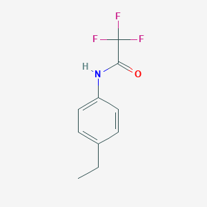 molecular formula C10H10F3NO B182118 N-(4-ethylphenyl)-2,2,2-trifluoroacetamide CAS No. 14618-46-3