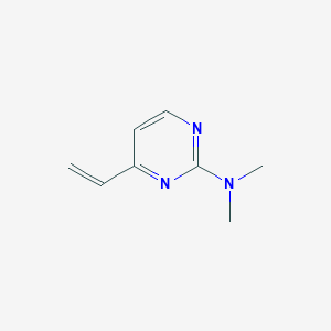 molecular formula C8H11N3 B018212 2-Dimethylamino-4-vinylpyrimidine CAS No. 100383-40-2