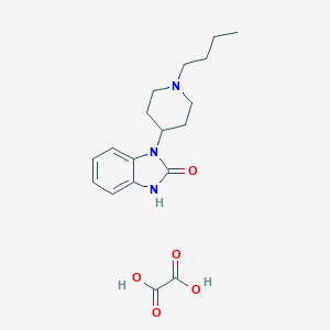 molecular formula C18H25N3O5 B182124 NS 521 oxalate CAS No. 198969-52-7