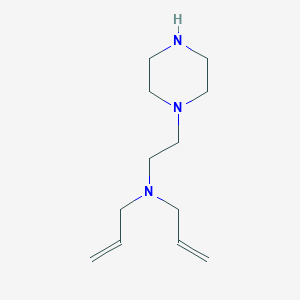 molecular formula C12H23N3 B182127 1-[2-(二烯丙基氨基)-乙基]-哌嗪 CAS No. 199475-35-9