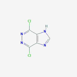 molecular formula C5H2Cl2N4 B182131 4,7-dichloro-1H-imidazo[4,5-d]pyridazine CAS No. 17998-43-5