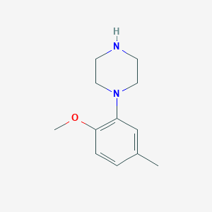 molecular formula C12H18N2O B182132 1-(2-Methoxy-5-methylphenyl)piperazine CAS No. 105105-33-7