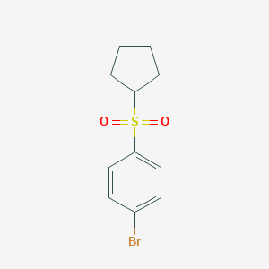 molecular formula C11H13BrO2S B182133 1-Bromo-4-(cyclopentylsulfonyl)benzene CAS No. 173387-45-6