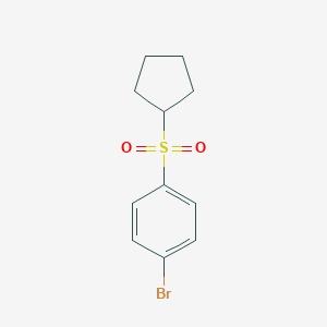 molecular formula C11H13BrO2S B182133 1-溴-4-(环戊烷磺酰基)苯 CAS No. 173387-45-6