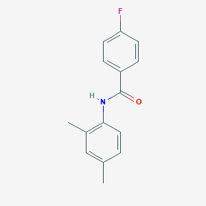 molecular formula C15H14FNO B182136 N-(2,4-二甲基苯基)-4-氟苯甲酰胺 CAS No. 136926-06-2