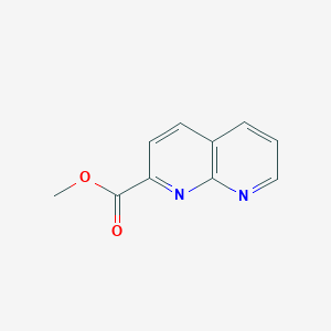 molecular formula C10H8N2O2 B182143 Methyl 1,8-naphthyridine-2-carboxylate CAS No. 125902-26-3