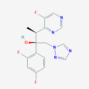 molecular formula C16H14F3N5O B182144 伏立康唑 CAS No. 173967-54-9