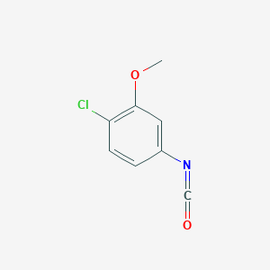 molecular formula C8H6ClNO2 B182146 4-氯-3-甲氧基苯异氰酸酯 CAS No. 108438-11-5