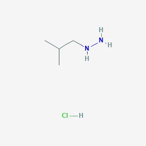 molecular formula C4H13ClN2 B182147 异丁基肼盐酸盐 CAS No. 145295-89-2