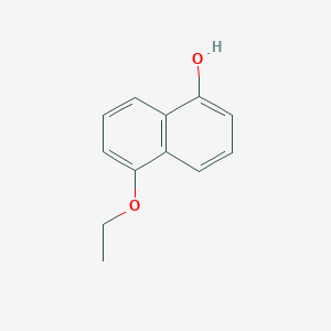 molecular formula C12H12O2 B182153 5-Ethoxynaphthalen-1-ol CAS No. 119196-78-0