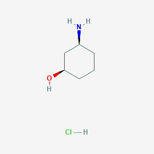 molecular formula C6H14ClNO B182159 cis-3-Aminocyclohexanol hydrochloride CAS No. 124555-44-8
