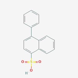 molecular formula C16H12O3S B182160 4-苯基萘-1-磺酸 CAS No. 166302-80-3