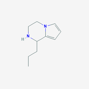 molecular formula C10H16N2 B182161 1-Propyl-1,2,3,4-tetrahydropyrrolo[1,2-a]pyrazine CAS No. 112758-86-8