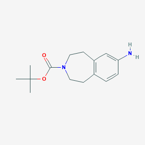 Tert-butyl 7-amino-4,5-dihydro-1H-benzo[D]azepine-3(2H)-carboxylate