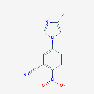 4-(4-methyl-1H-imidazol-1-yl)-2-cyanonitrobenzene