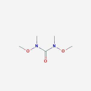 molecular formula C5H12N2O3 B182188 1,3-Dimethoxy-1,3-dimethylurea CAS No. 123707-26-6