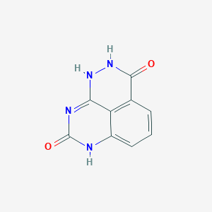 molecular formula C9H6N4O2 B182209 1H-pyridazino[3,4,5-de]quinazoline-3,8(2H,7H)-dione CAS No. 127801-83-6