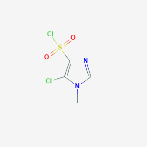molecular formula C4H4Cl2N2O2S B182210 5-chloro-1-methyl-1H-imidazole-4-sulfonyl chloride CAS No. 137048-96-5