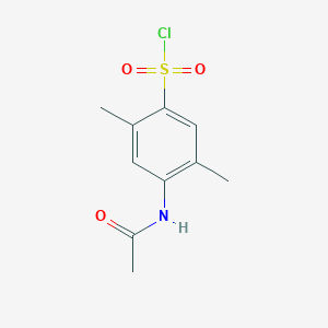 molecular formula C10H12ClNO3S B182212 4-Acetamido-2,5-dimethylbenzene-1-sulfonyl chloride CAS No. 13632-08-1