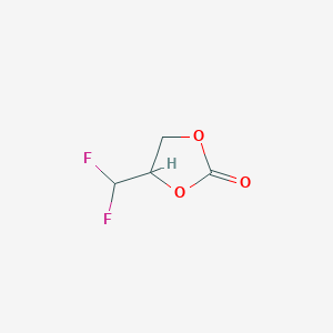 molecular formula C4H4F2O3 B182214 4-Difluoromethyl-[1,3]dioxolan-2-one CAS No. 186098-91-9