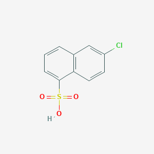 molecular formula C10H7ClO3S B182215 6-Chloronaphthalene-1-sulfonic acid CAS No. 102878-12-6