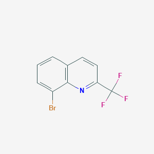 molecular formula C10H5BrF3N B182219 8-Bromo-2-(trifluoromethyl)quinoline CAS No. 176722-63-7