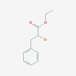 molecular formula C11H13BrO2 B018222 Ethyl 2-bromo-3-phenylpropanoate CAS No. 39149-82-1