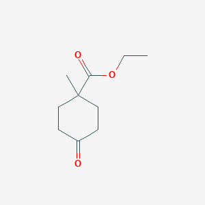 molecular formula C10H16O3 B182229 Ethyl 1-methyl-4-oxocyclohexanecarboxylate CAS No. 147905-77-9