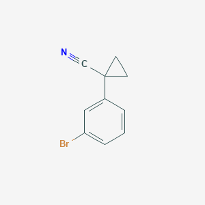 molecular formula C10H8BrN B182235 1-(3-Bromophenyl)cyclopropanecarbonitrile CAS No. 124276-83-1