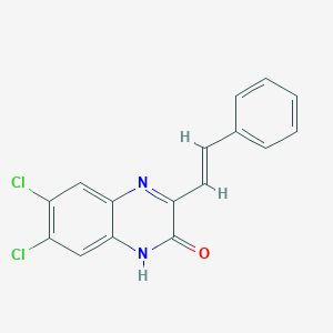 6,7-Dichloro-3-styrylquinoxalin-2-ol