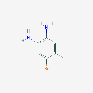 molecular formula C7H9BrN2 B182245 4-Bromo-5-methylbenzene-1,2-diamine CAS No. 102169-44-8