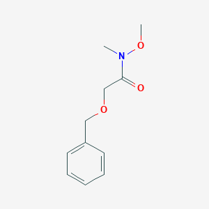 molecular formula C11H15NO3 B182250 2-(Benzyloxy)-N-methoxy-N-methylacetamide CAS No. 104863-68-5