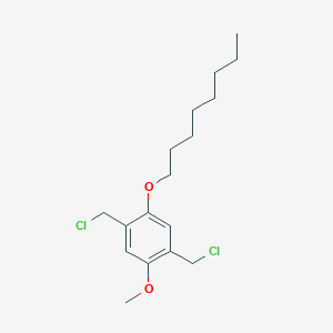 molecular formula C17H26Cl2O2 B182254 1,4-Bis(chloromethyl)-2-methoxy-5-(octyloxy)benzene CAS No. 196877-73-3