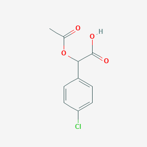 molecular formula C10H9ClO4 B182275 2-Acetoxy-2-(4-chlorophenyl)acetic acid CAS No. 153750-10-8