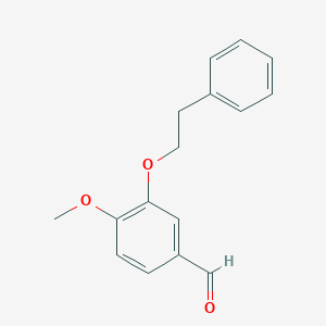 molecular formula C16H16O3 B182278 4-Methoxy-3-phenethoxybenzaldehyde CAS No. 149428-73-9