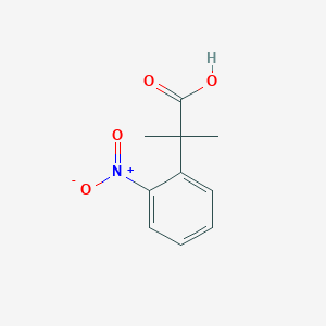 molecular formula C10H11NO4 B182294 2-Methyl-2-(2-nitrophenyl)propanoic acid CAS No. 126802-52-6