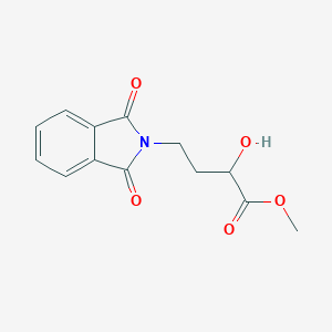 molecular formula C13H13NO5 B182295 Methyl 4-(1,3-dioxoisoindolin-2-yl)-2-hydroxybutanoate CAS No. 130695-36-2