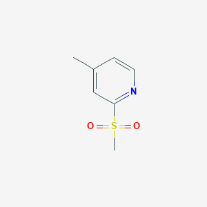 molecular formula C7H9NO2S B182297 2-Mesyl-4-picoline CAS No. 182233-57-4