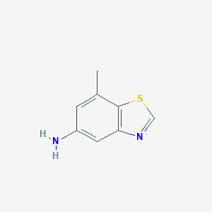 molecular formula C8H8N2S B182298 7-Methyl-5-aminobenzothiazole CAS No. 196205-28-4